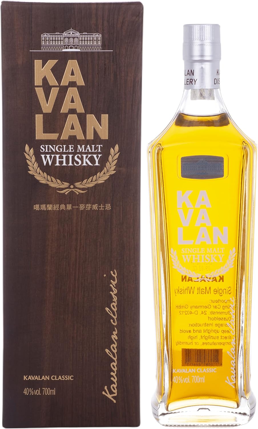 KAVALAN シングルモルトウイスキー 300ml台湾蒸溜所限定品 KAVALAN シングルモルトウイスキー 300ml台湾蒸溜所限定品 飲料・酒